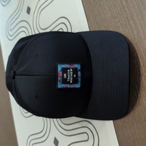 Black Travis Matthews Snapback Hat with USA Logo